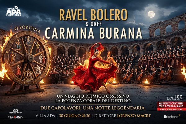 Bolero e Carmina Burana Villa Ada Flow 2026